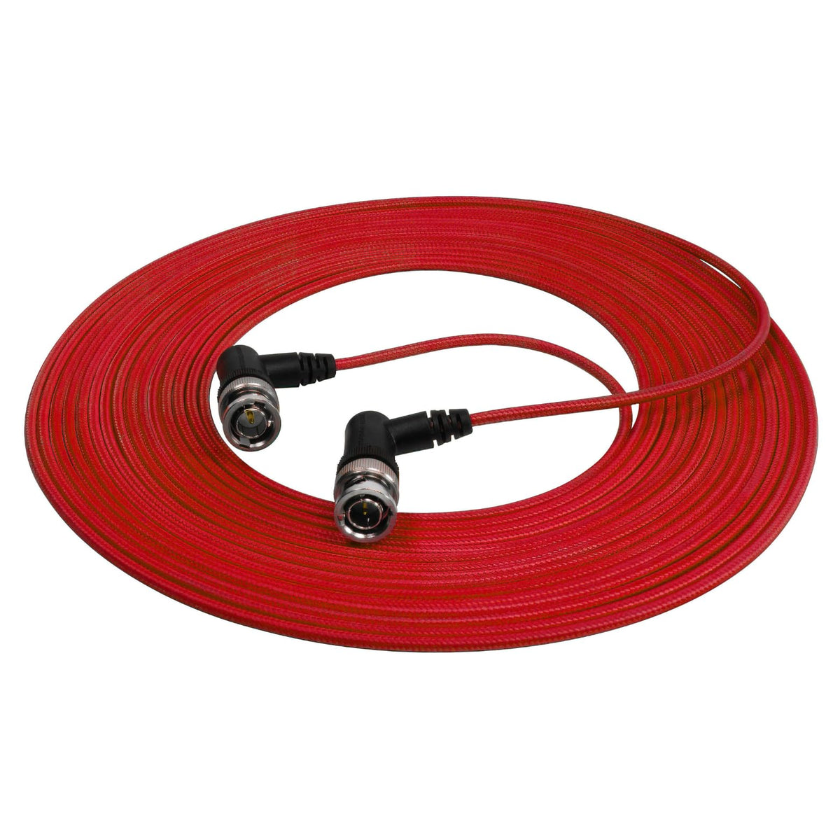 Cable de Video SDI KONDOR BLUE Rojo de Ángulo Recto y Diseño Flexible