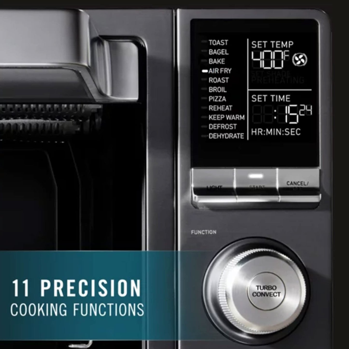 Calphalon - Batidora para horno (acero inoxidable), Horno tostador, Dark Stainless Steel, Una talla, 1