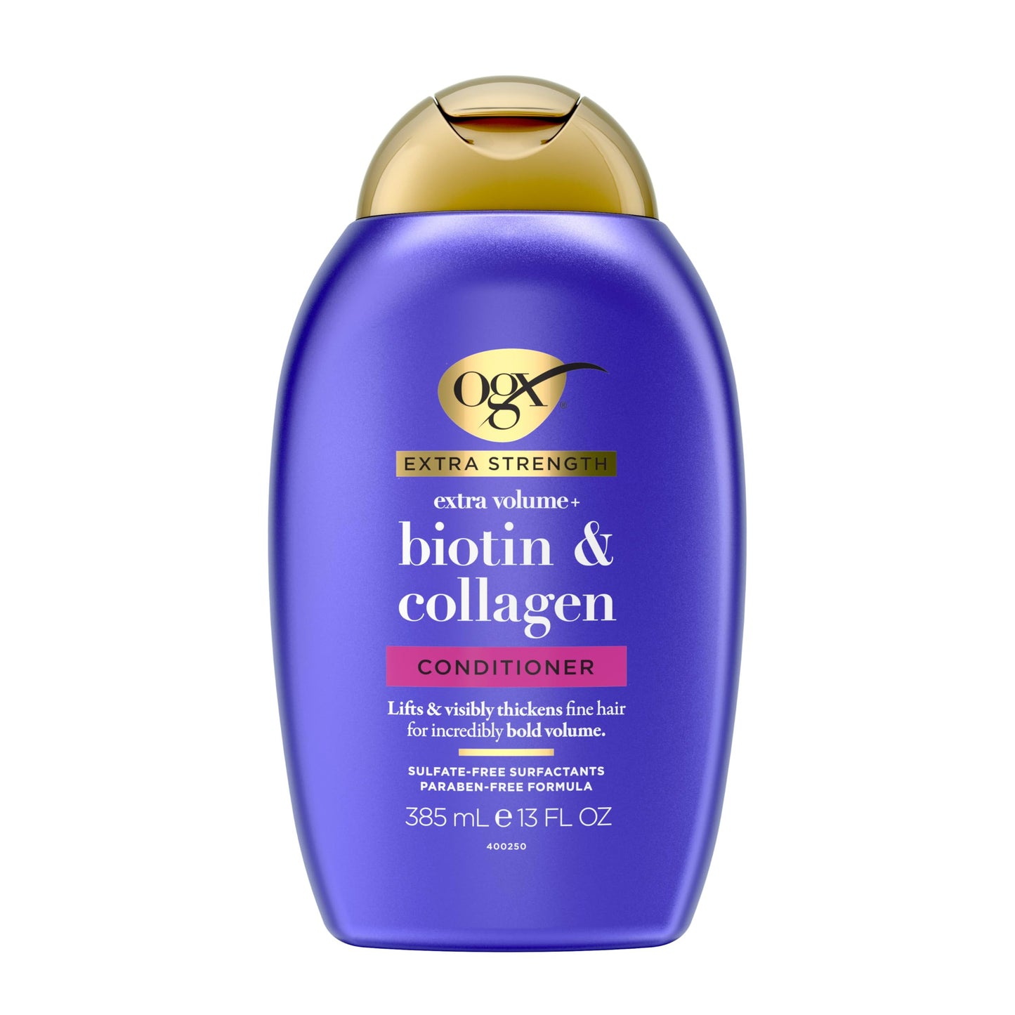 OGX, Acondicionador Volumen y Fuerza Extra de Biotina y Colágeno, 385 ml