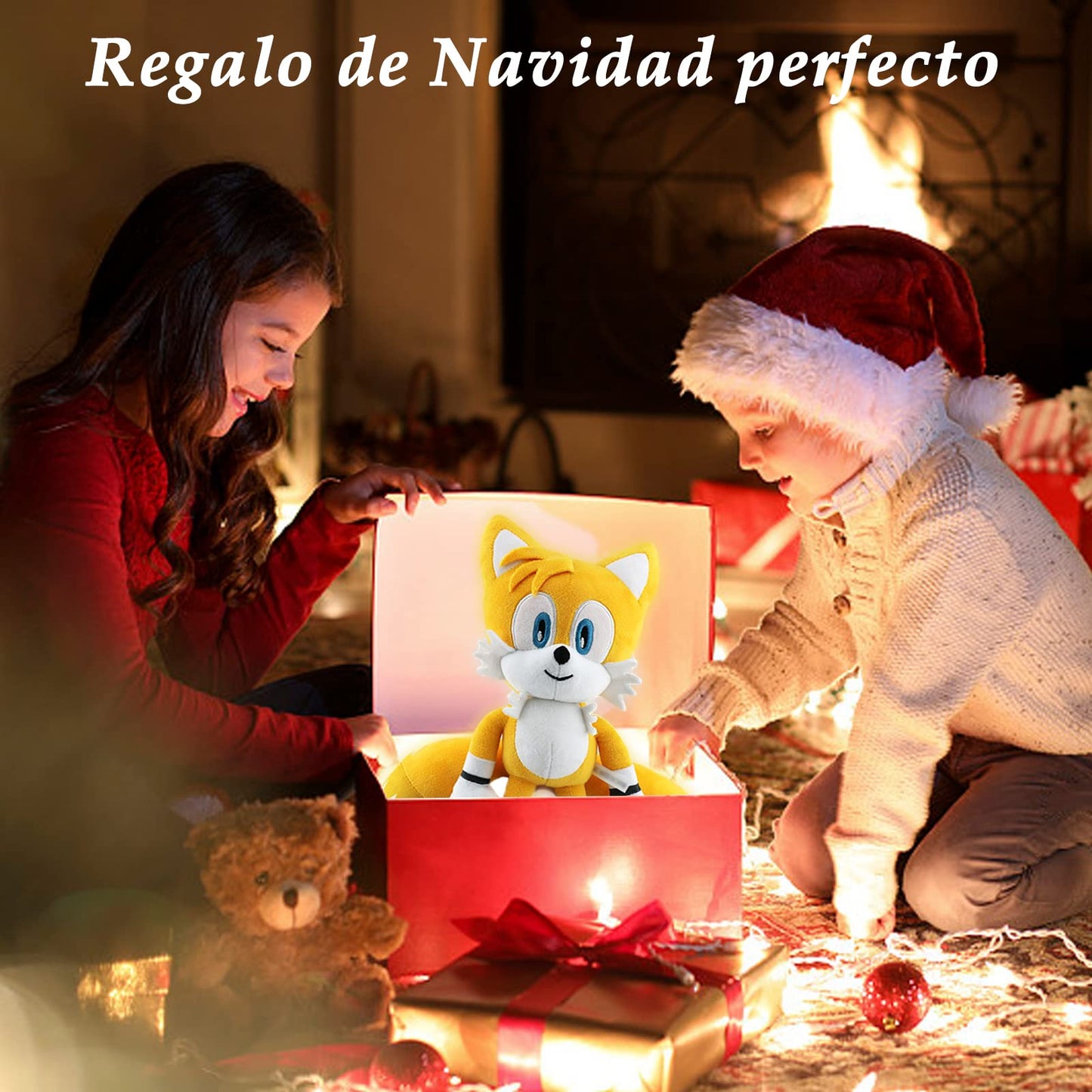 Juguetes de peluche para Hedgehog,12 pulgadas personajes de dibujos animados,Juguete de Peluche Suave para Sala de Estar,Oficina,Coche,Regalos navideños perfectos Para Niños y Niñas (Amarillo)