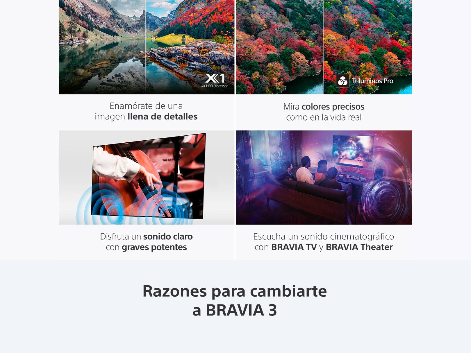 Sony BRAVIA 3 Pantalla 55” 4K HDR Google TV Serie S30