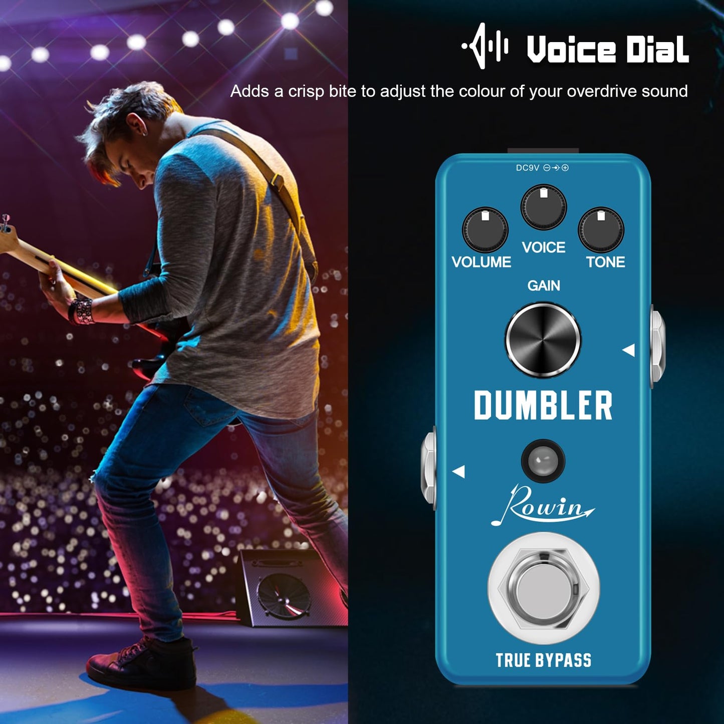 Pedal de Efecto Rowin Ampire-Dumbler Lef-315