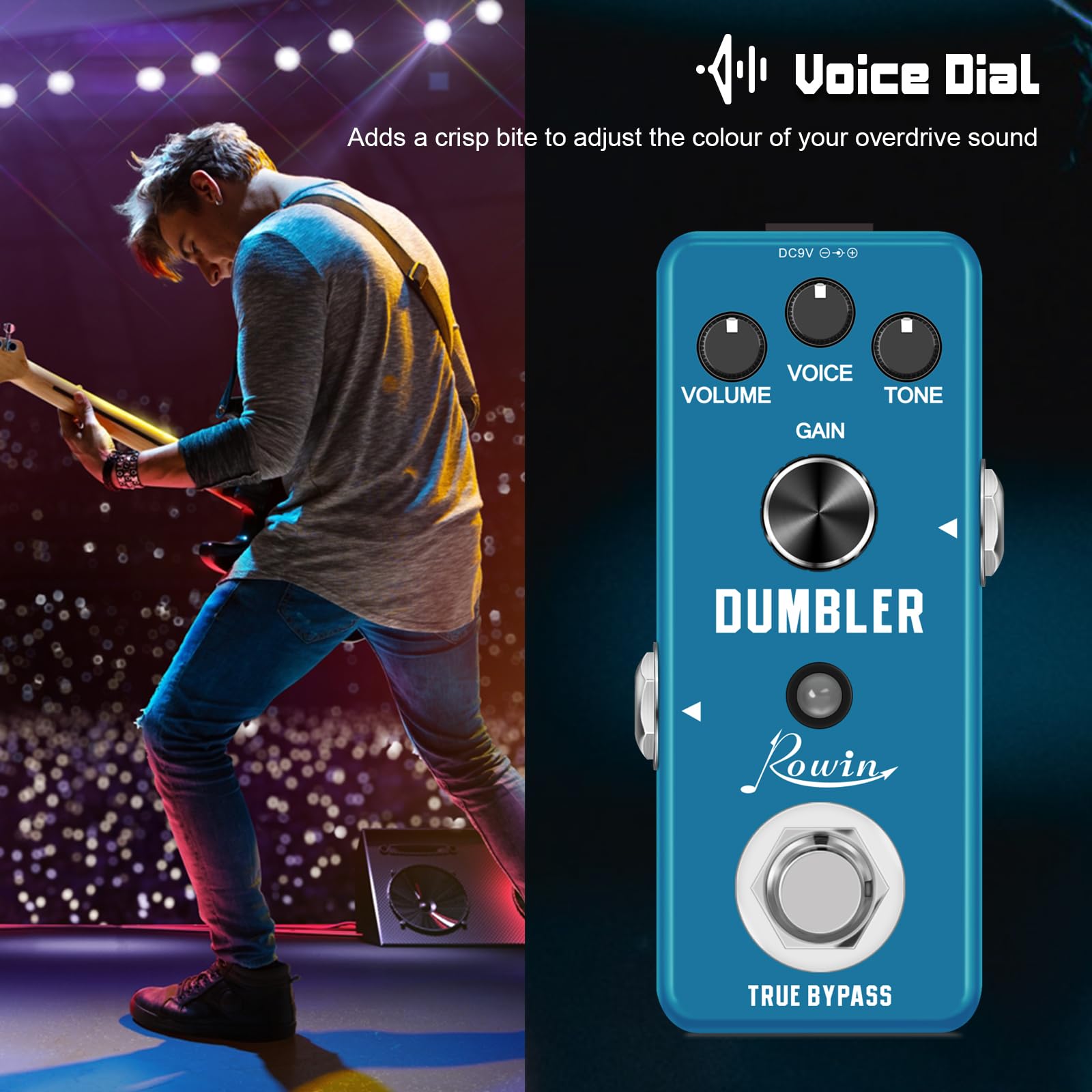 Pedal de Efecto Rowin Ampire-Dumbler Lef-315