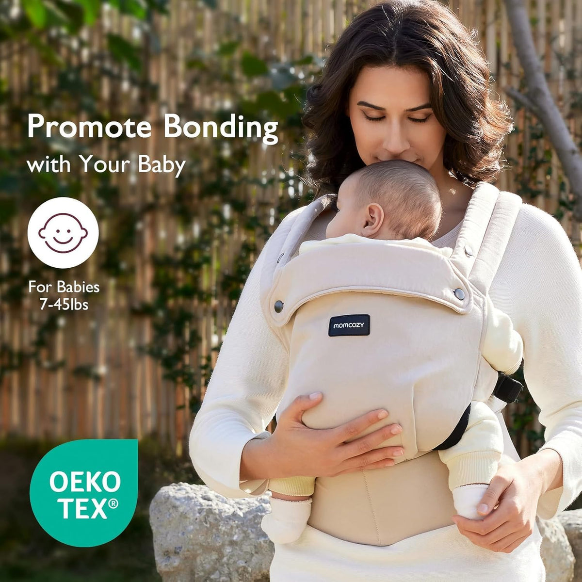 Momcozy Portabebés, Capacidad de Peso de 3,2 kg a 20,4 kg