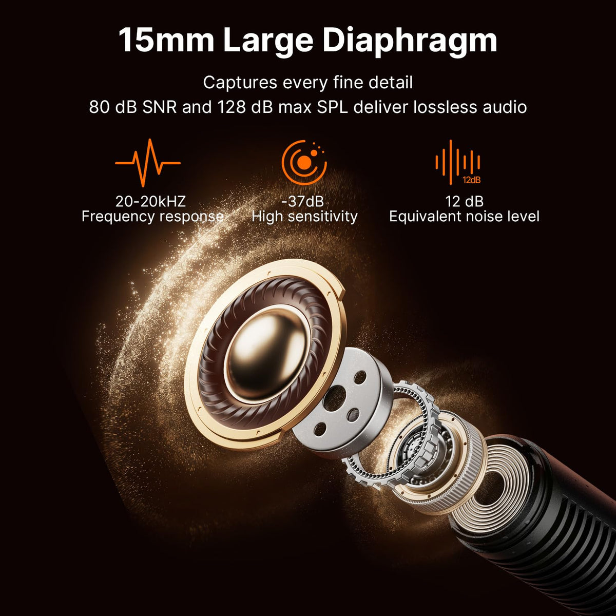 Micrófono de Escopeta Saramonic Supercardioide Premium con Parabrisas y Accesorios