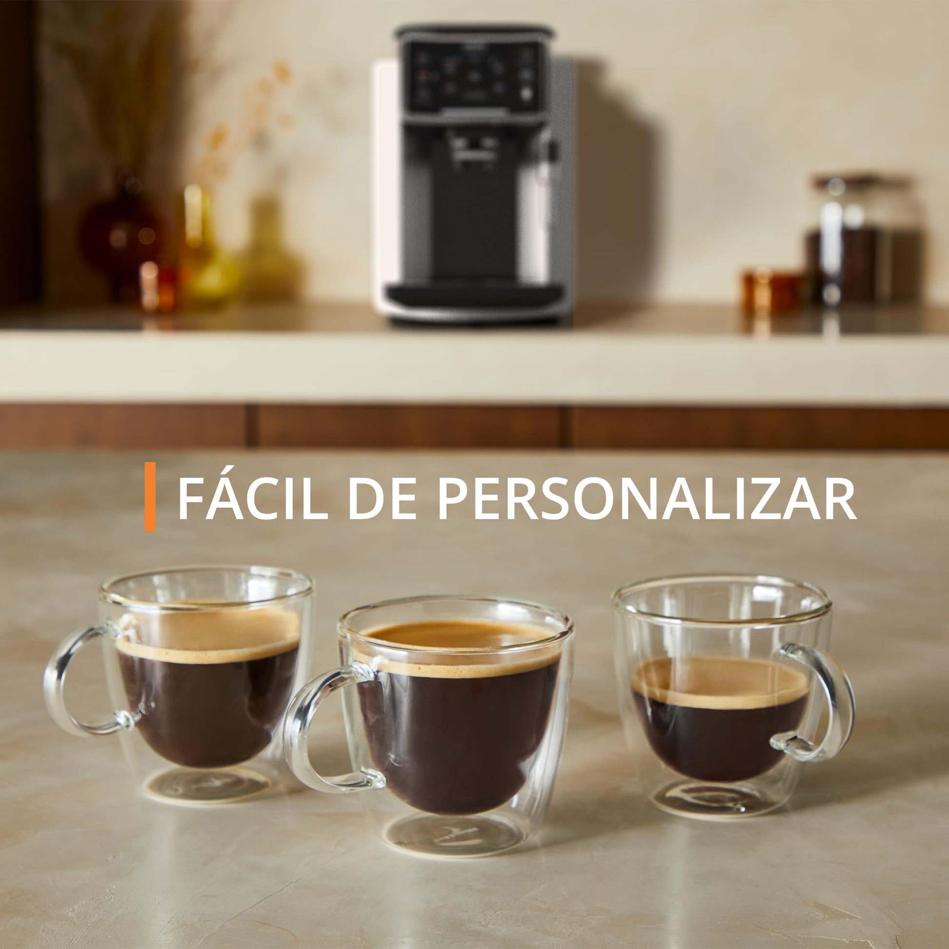 Krups Maquina de Espresso Super Automática Sensation, es como un barista en casa con resultados profesionales en cada taza, Prepara capuchinos y espressos facil y rapido, EA910EMX