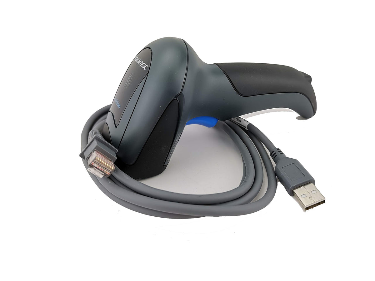 Escáner de Código de Barras Datalogic QuickScan QD2430 Negro Omnidireccional Manual con USB