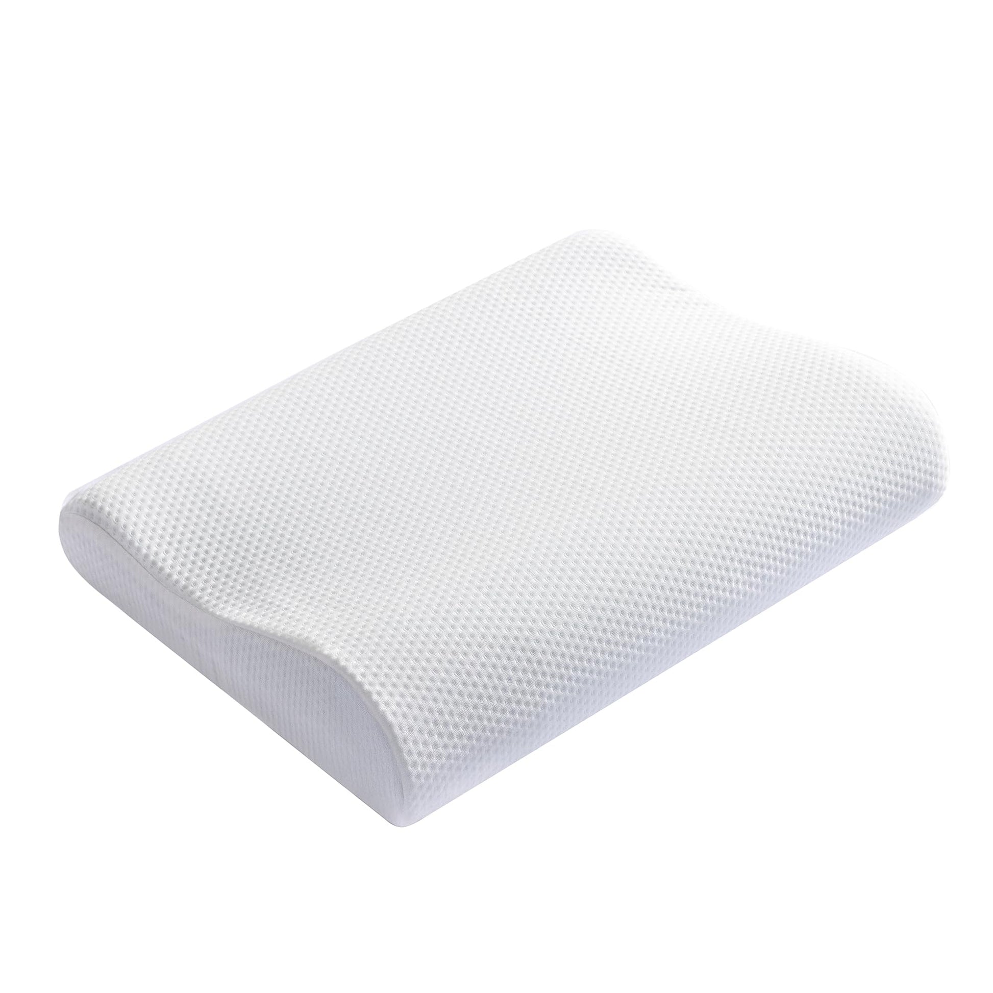 Almohada de Memory Foam Zinus Ergonómica Espuma Viscoelástica de Alta Densidad Diseño Contorneado
