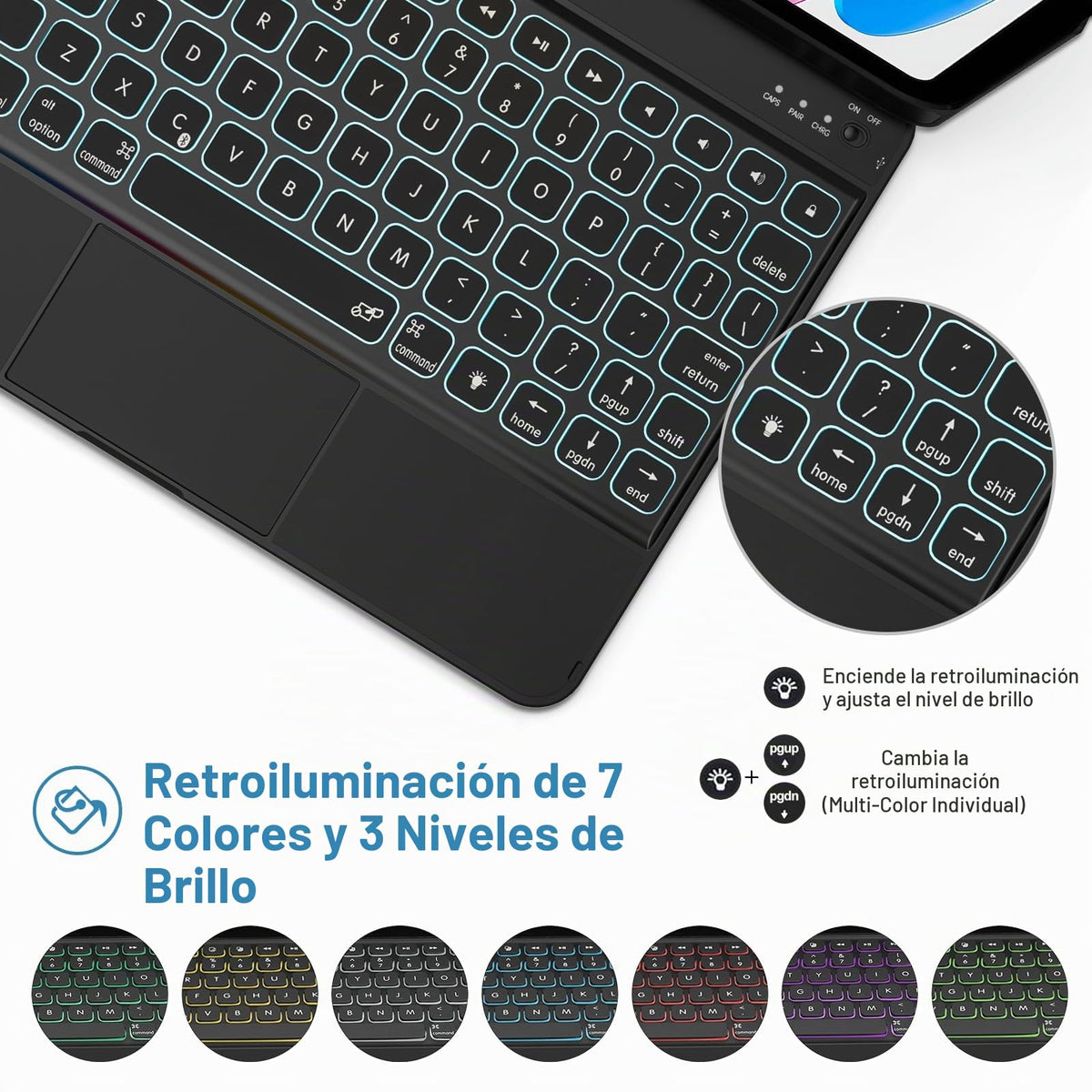 Funda Teclado ProCase iPad A16 y 10th Gen 2025 2022