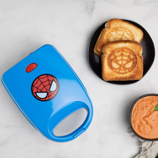 Sandwichera Uncanny Brands Marvel Spider-Man Electrodoméstico de Cocina