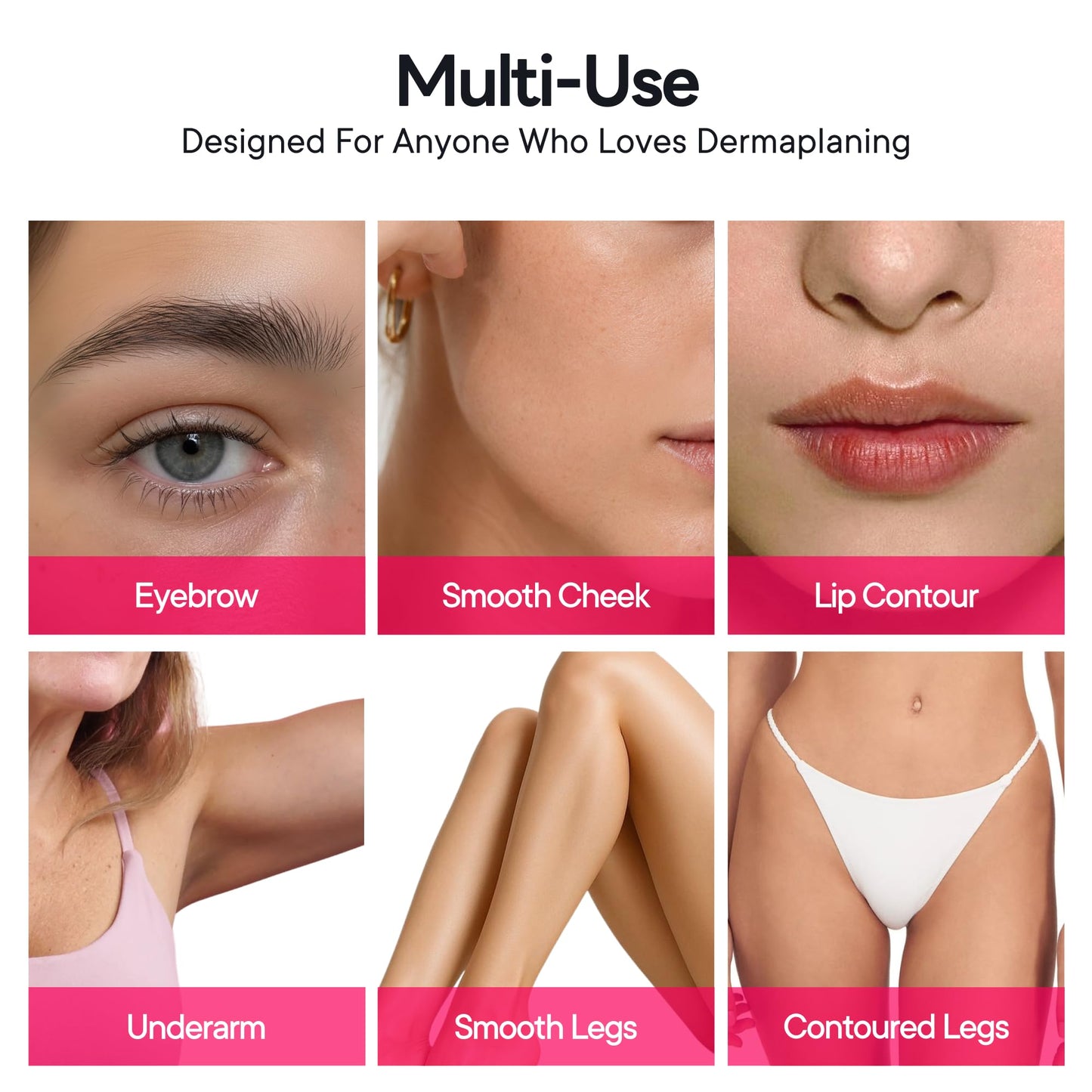 Maquinilla de afeitar Dermaplane para mujeres, herramienta de dermaplaning, maquinillas de afeitar faciales para mujeres y hombres, recortadora de cejas y afeitadora depilatoria facial, cuchillas de