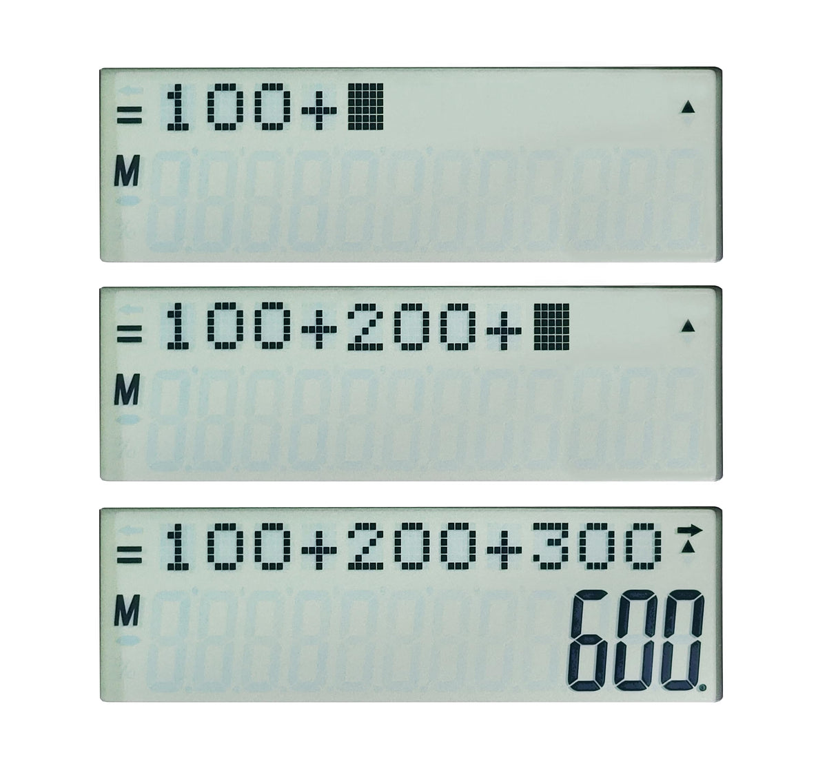 Calculadora de Computadora con Función Histórica y Pantalla LCD Grande Nueva Visualización de Dos Líneas Plata para Oficina y Hogar
