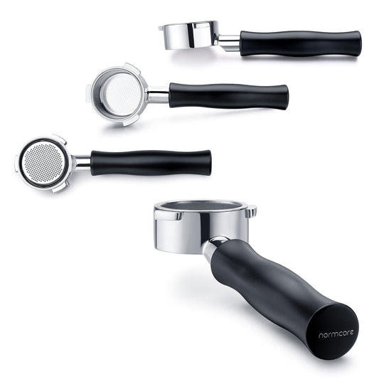 Portafiltro Desnudo Normcore 51 mm 3 Orejas Mango Aluminio Anodizado para Delonghi Dedica EC680 EC685 SMEG EUPA