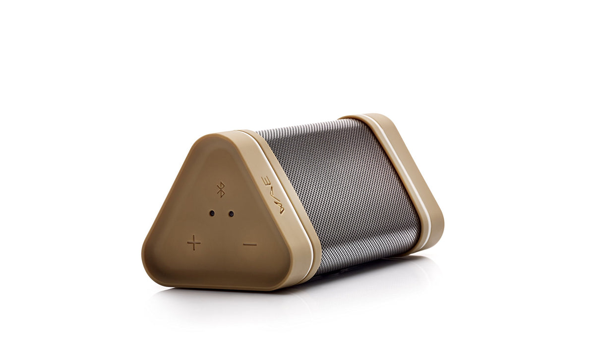 Altavoz Bluetooth Hercules WAE Antracita y Camel Claro con Soportes