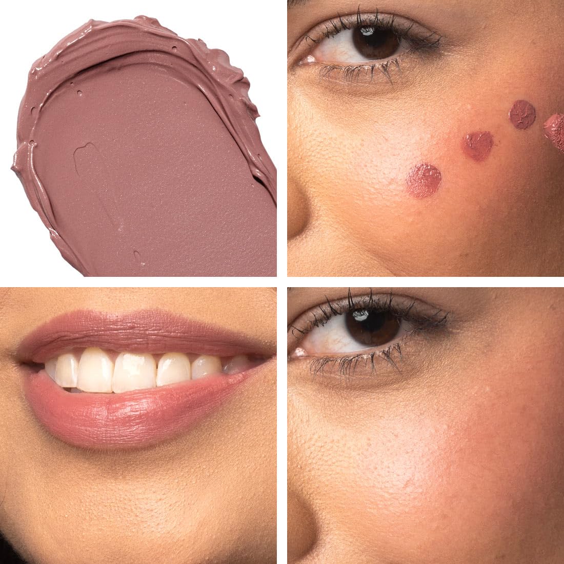 Palladio Rubor Líquido para Mejillas y Labios 2 en 1 Maquillaje, Rubor Facial, Fórmula Liviana en Crema, Resistente a Manchas, Rubor Pigmentado de Larga Duración, Acabado Radiante, Dusty Rose