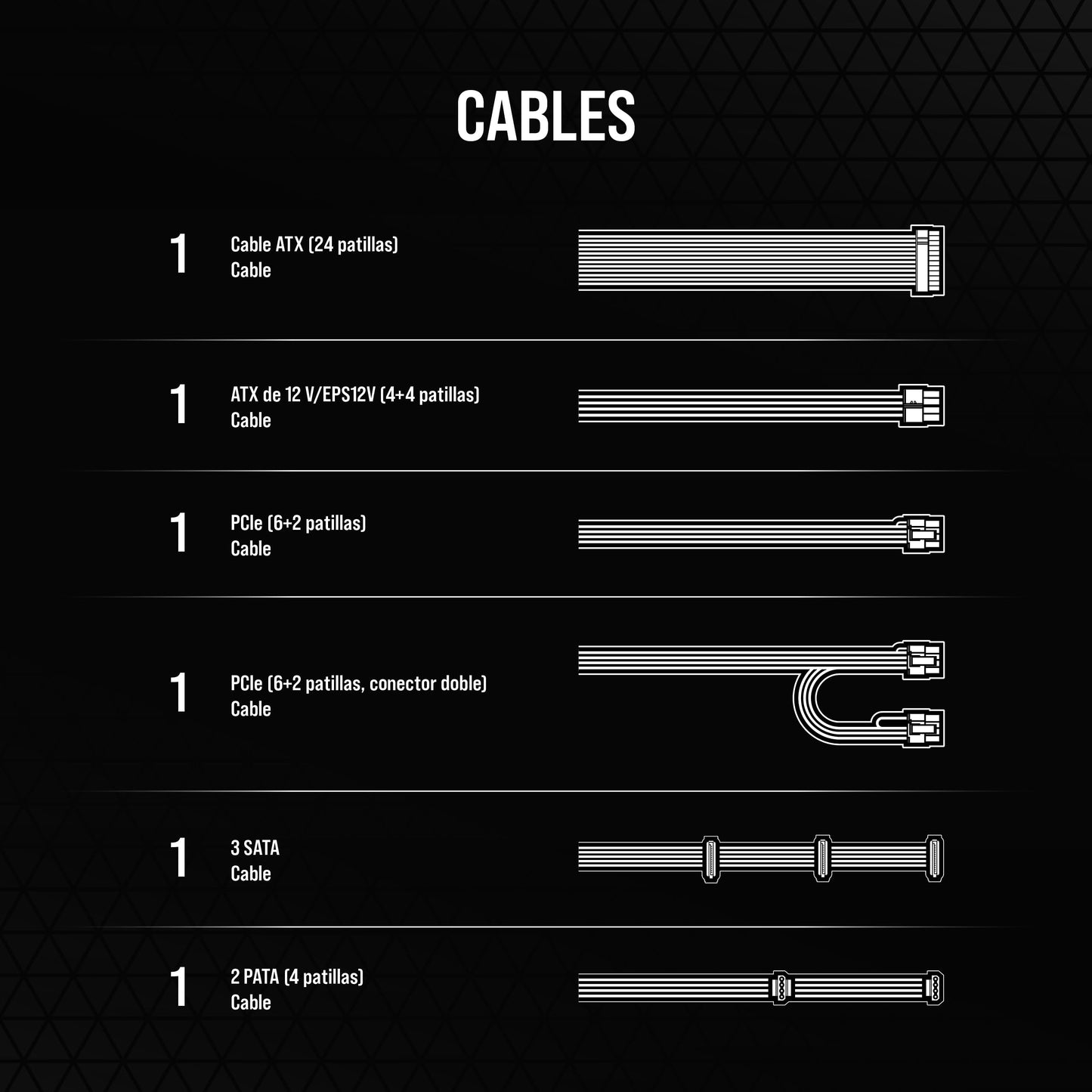 CORSAIR CX750 ATX 750W Fuente de Alimentación - Eficiencia 80 Plus Bronze - Bajo Ruido - Cables con Funda - No Modular - NA - Negro