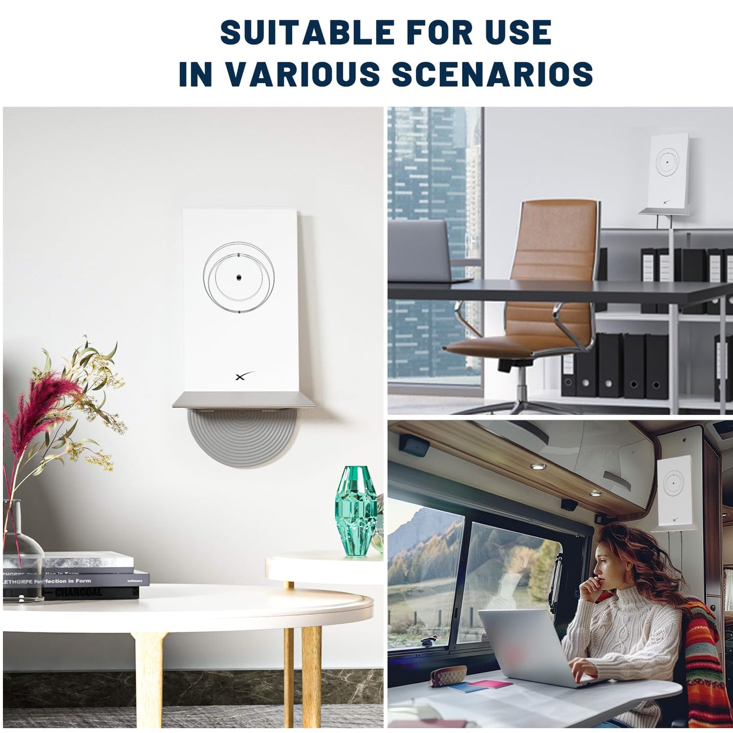 Soporte de Pared Starlink Aleación de Aluminio Esmerilado para Router Gen 2 y Mesh Router Internet Kit Satélite