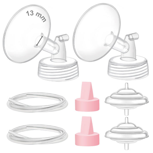 Extractor Maymom Rosa Compatible con Spectra S1, S2, 9 Plus, Embudo 13 mm y Válvula Duckbill