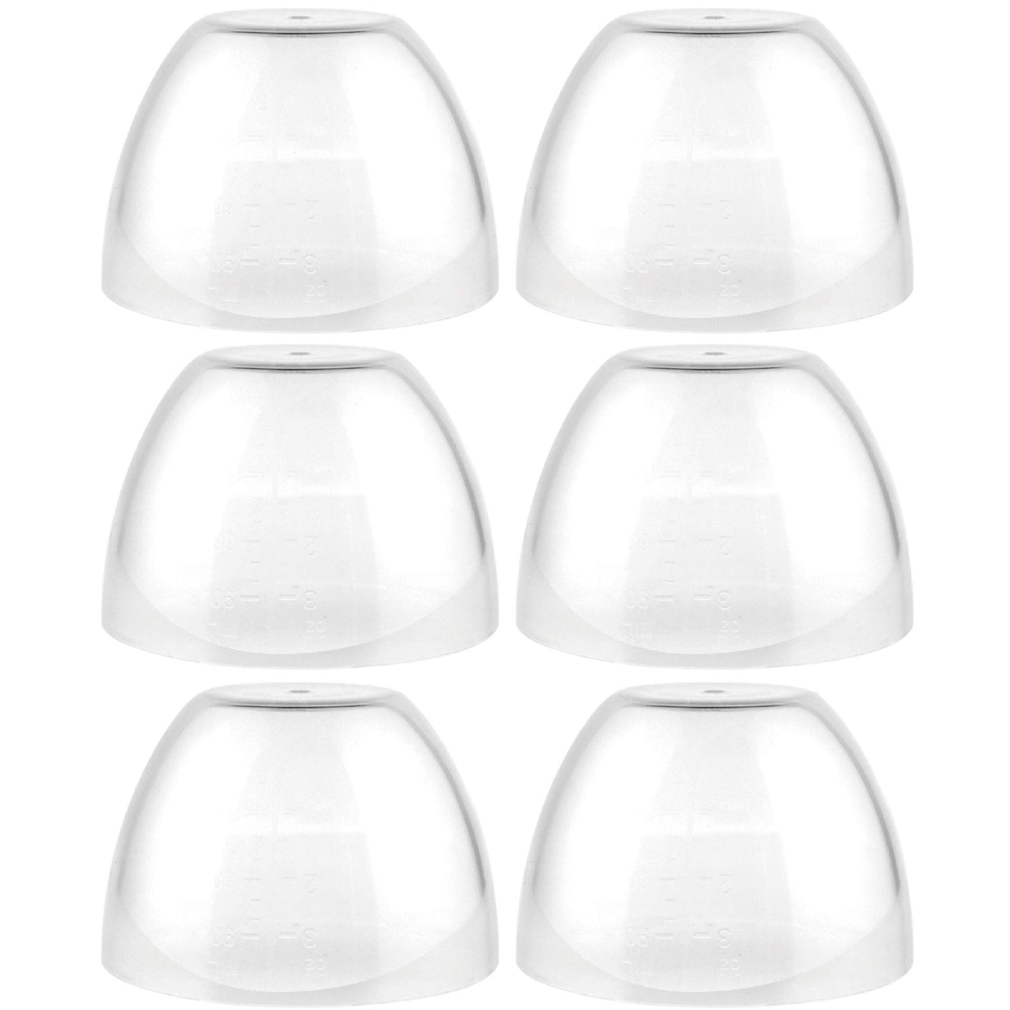Maymom Tapas Tipo Cúpula Compatibles con Biberones Avent Natural de PP o de Vidrio; No compatibles con Avent Classic; No son piezas originales Avent