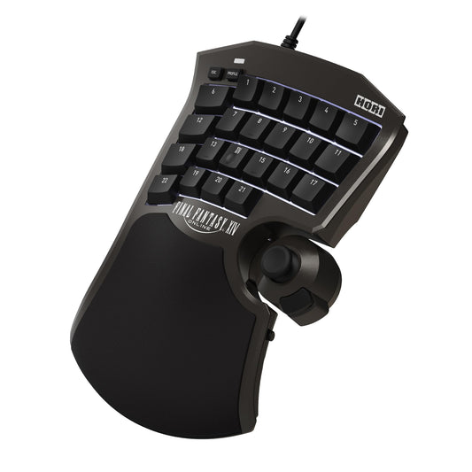 HORI Tactical Assault Commander F14 (Final Fantasy XIV Black Edition) for PC (Windows 11/10), PS5, and PS4 - Officially Licensed by Square Enix