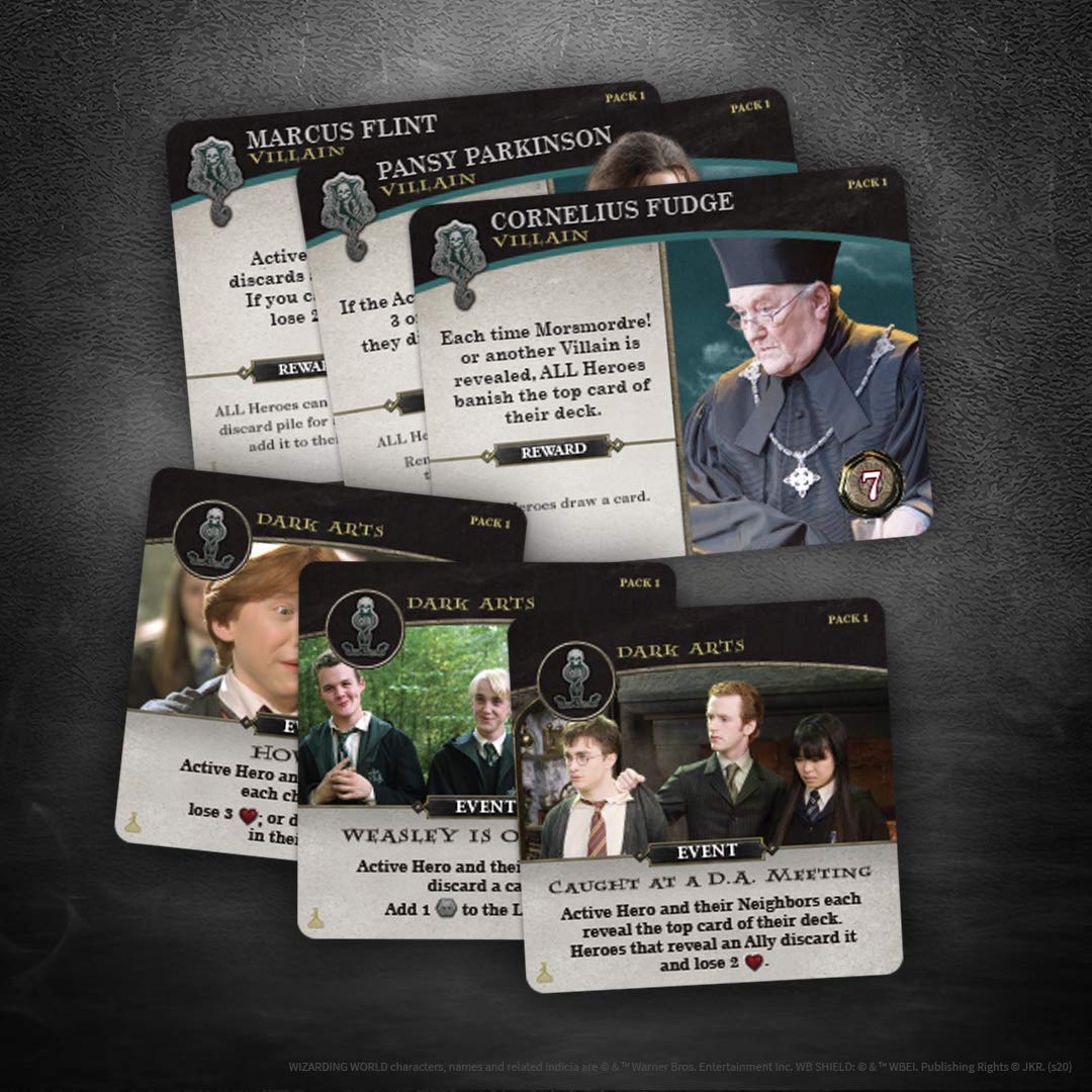 Expansión de Construcción de Mazos USAopoly Harry Potter Batalla de Hogwarts Amuletos y Pociones Segunda Expansión