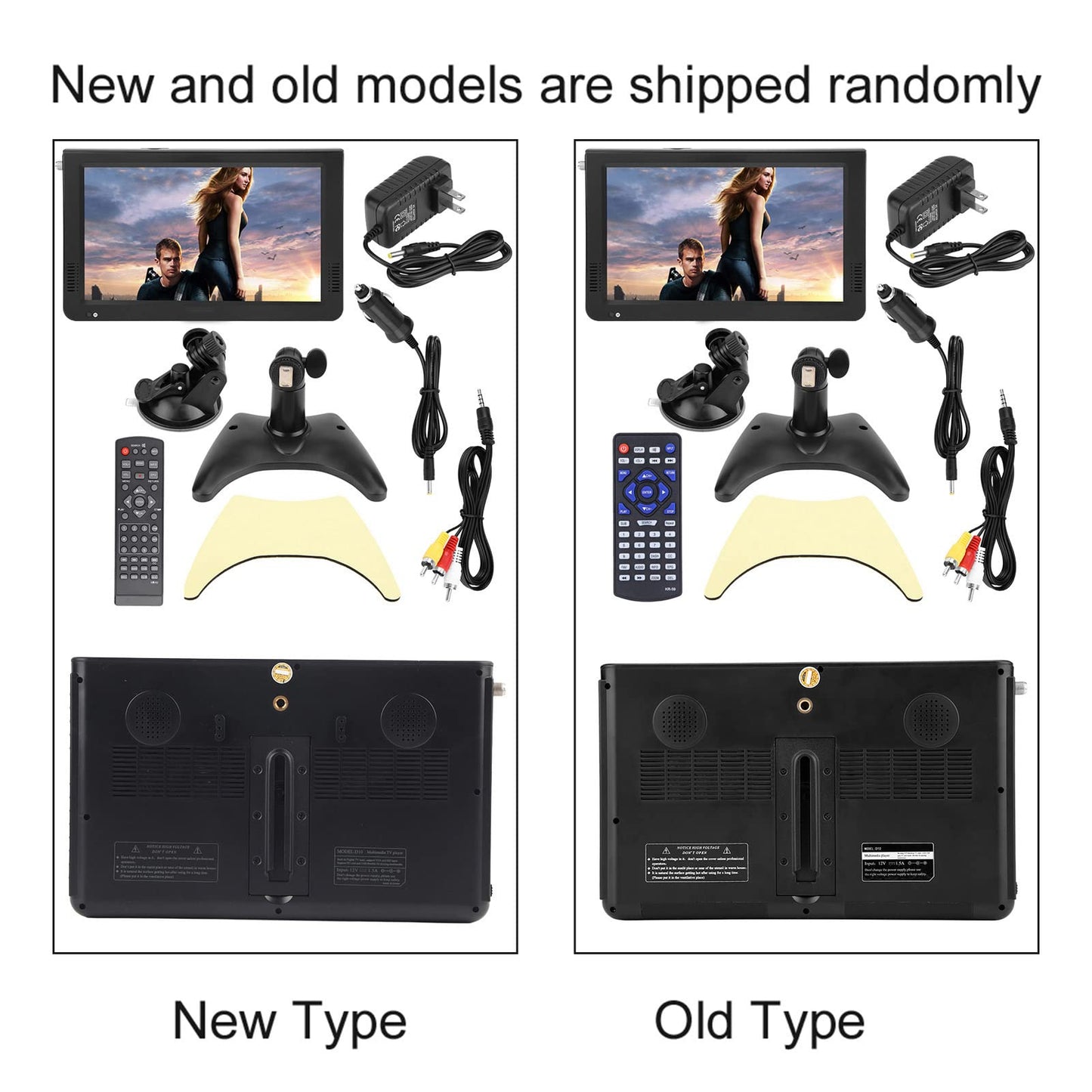 TV Digital Acogedor 10 Pulgadas HDMI Alta Sensibilidad con Sintonizador Estéreo y Soporte Radio FM