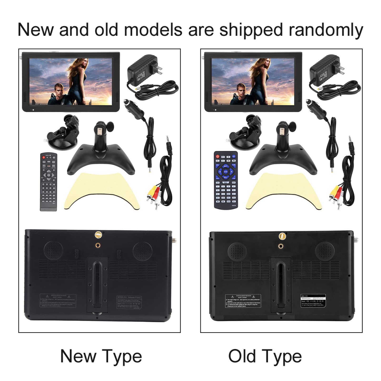 TV Digital Acogedor 10 Pulgadas HDMI Alta Sensibilidad con Sintonizador Estéreo y Soporte Radio FM