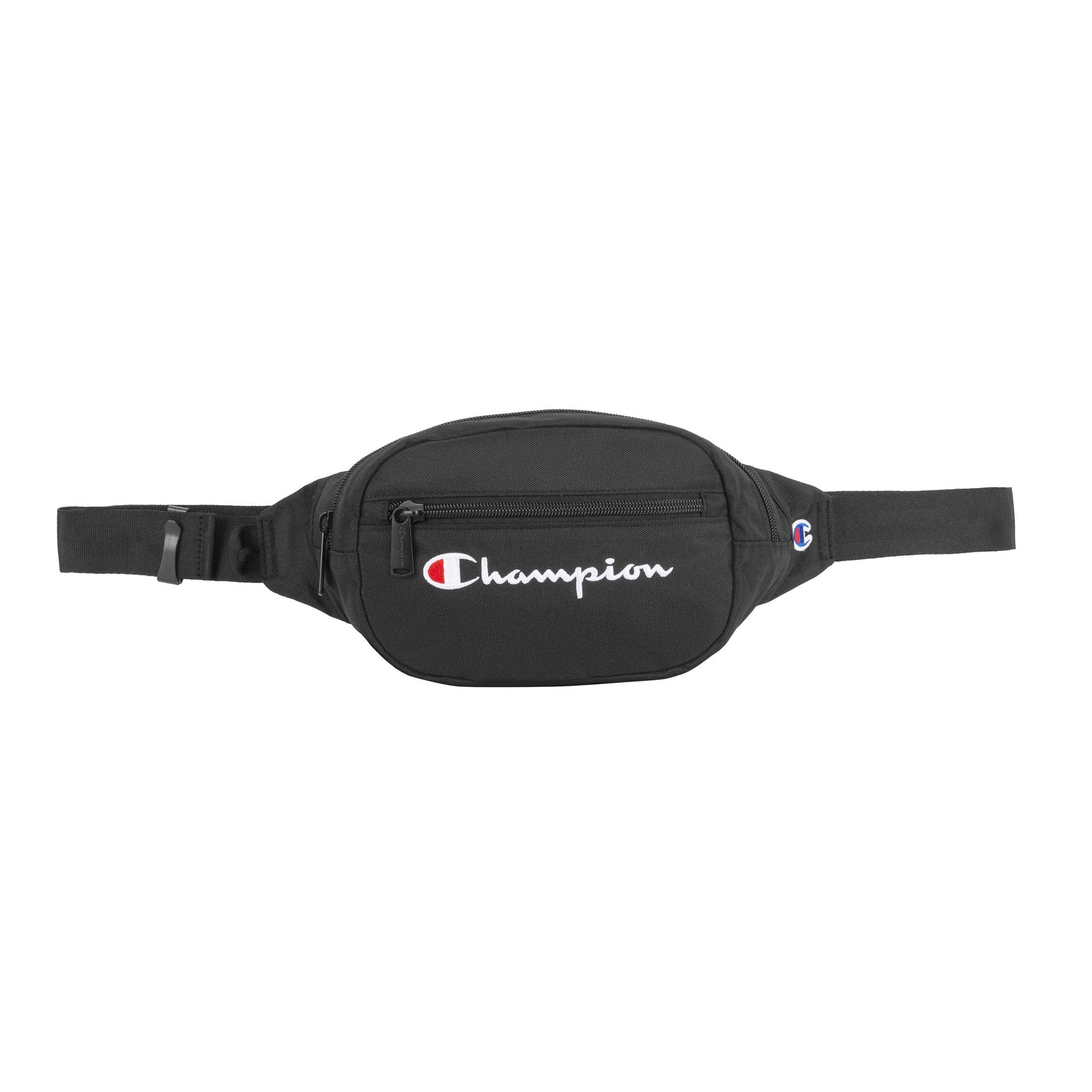 Champion - Paquete de cintura, logotipo negro/blanco, talla única