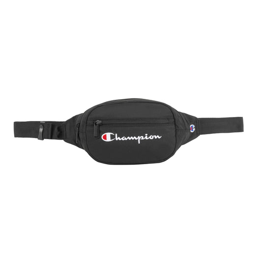 Champion - Paquete de cintura, logotipo negro/blanco, talla única