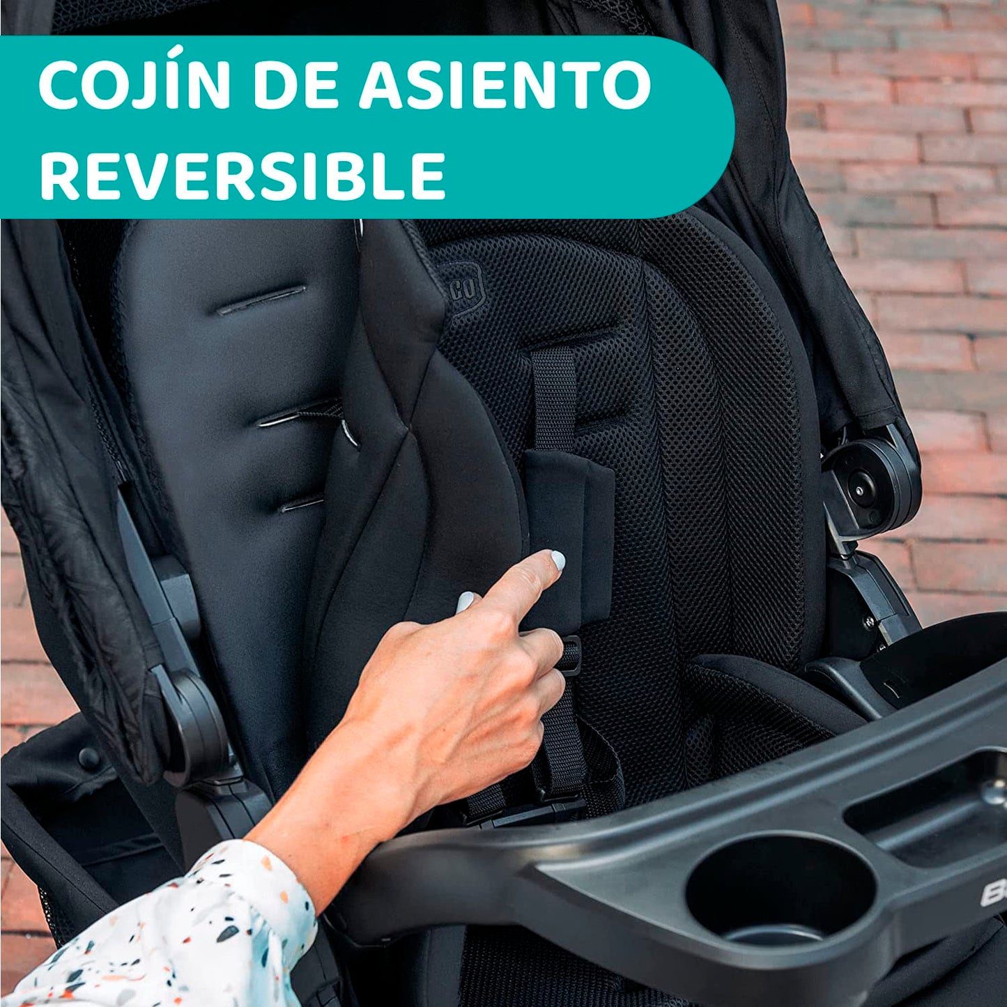 CHICCO, Carriola Modular Bravo Primo Springhill, Con Autoasiento Premium 3 en 1