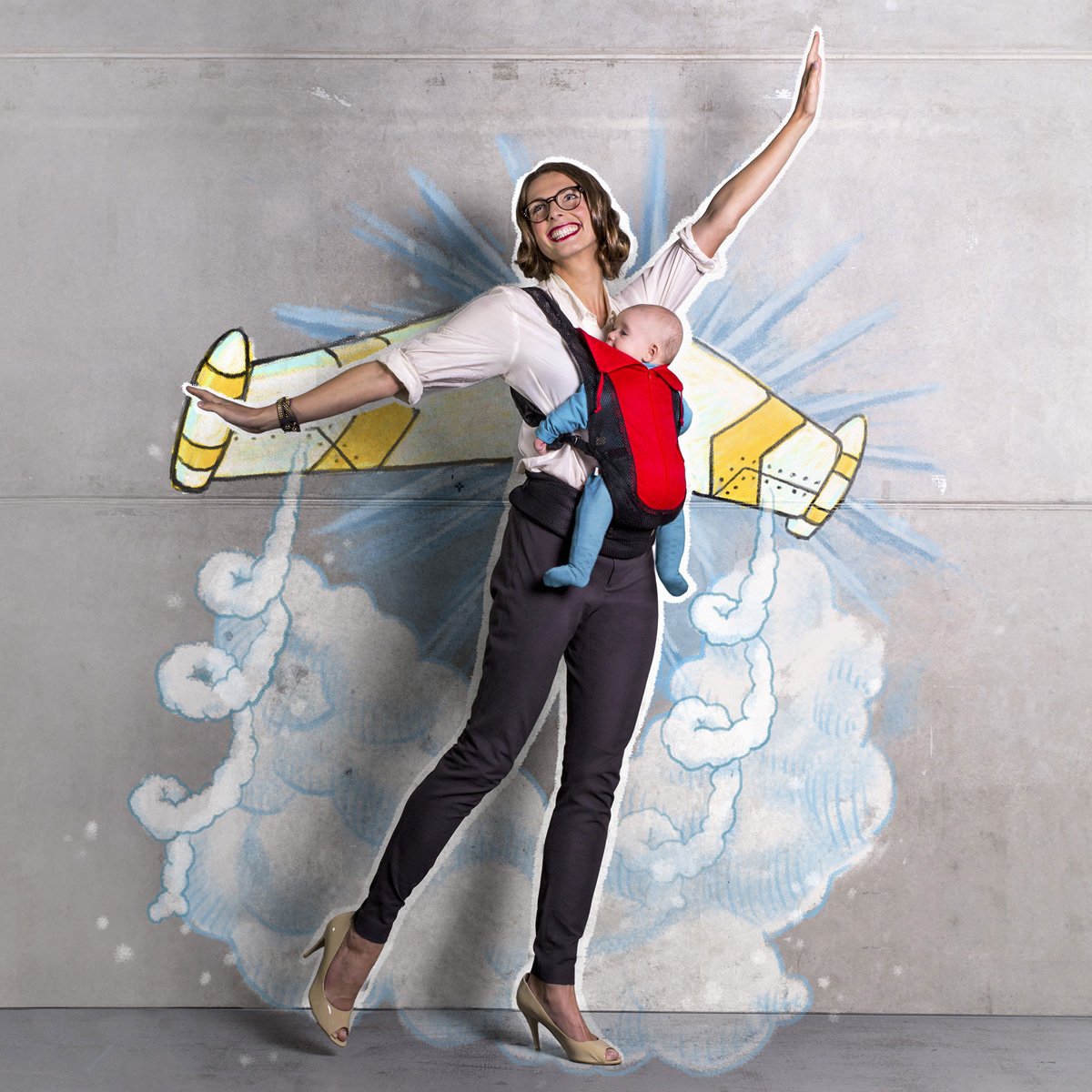 Portabebés phil&teds Arena Airlight