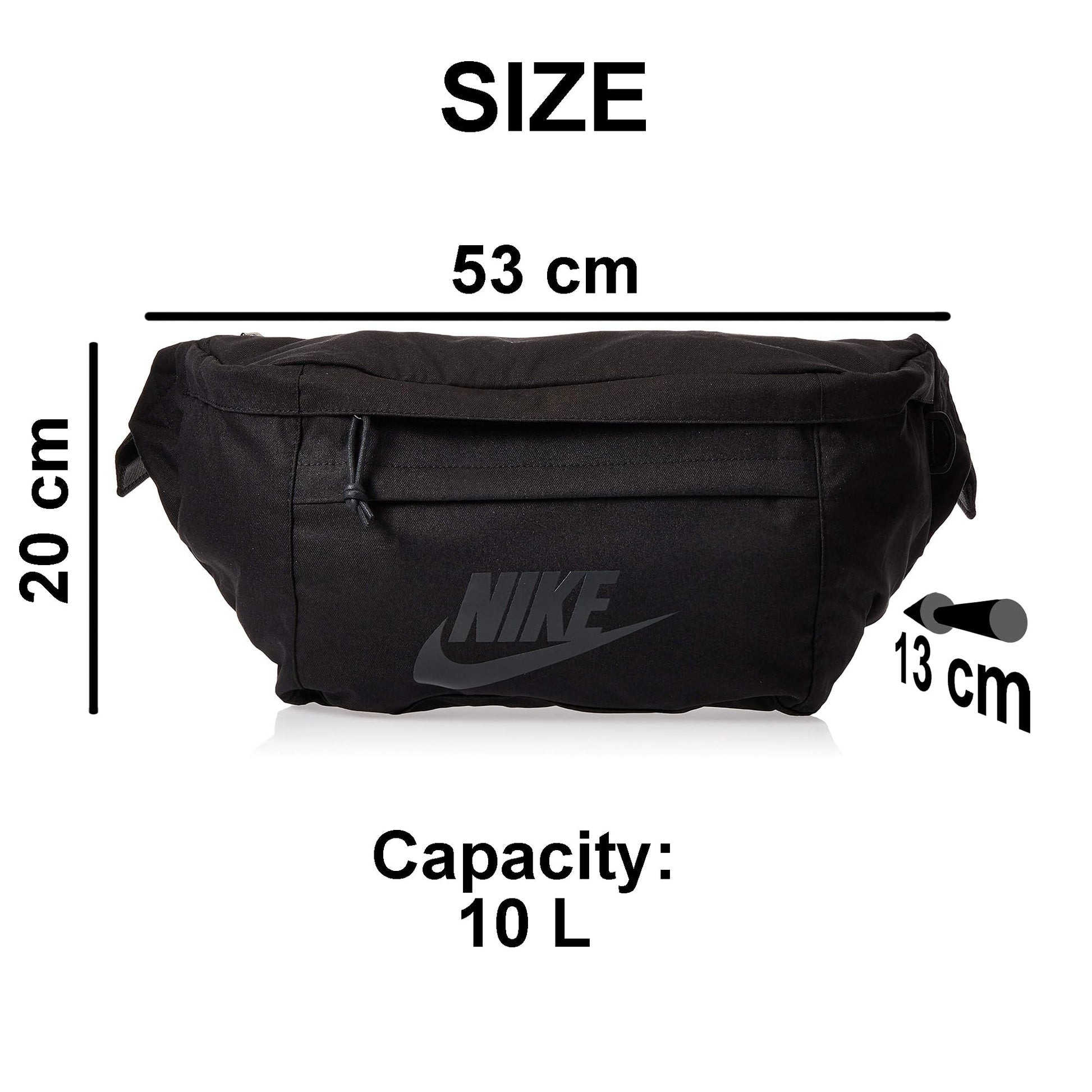 Riñonera Nike Negra Anthracite BA5751-010 Interior