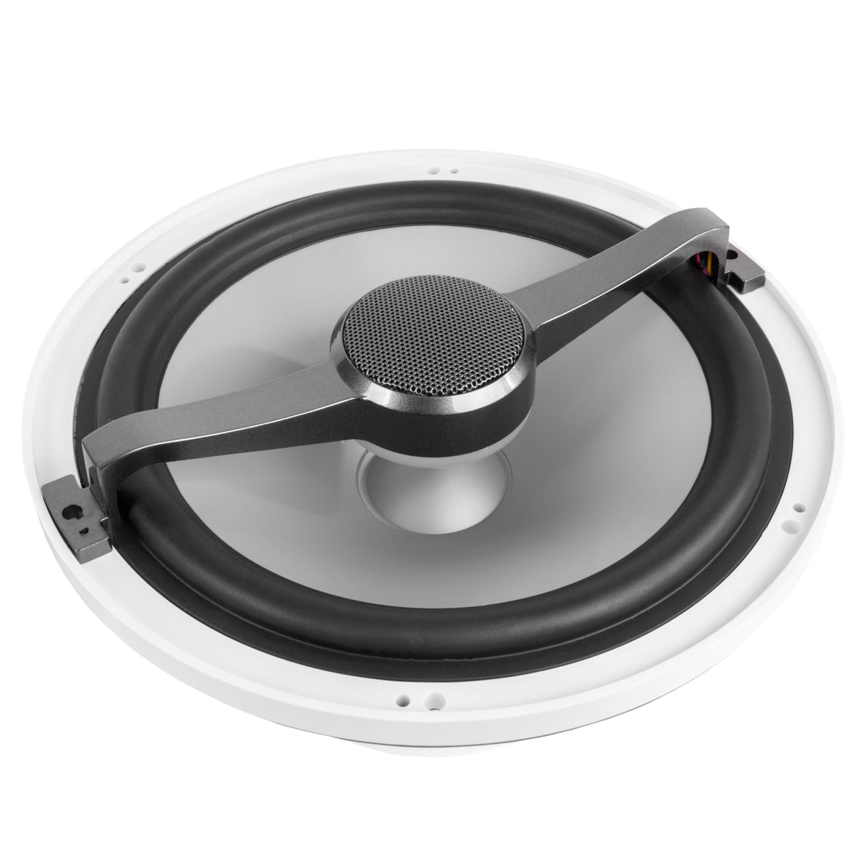 Altavoces Coaxiales Marinos NVX Blanco con Iluminación LED RGB para Barcos y Deportes Motorizados