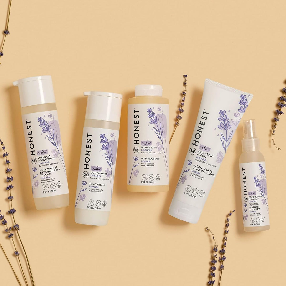 Honest H02CO21600RES The Company Conditioner, Dreamy Lavender, color, 295 ml, pack of aquete de, Blanco