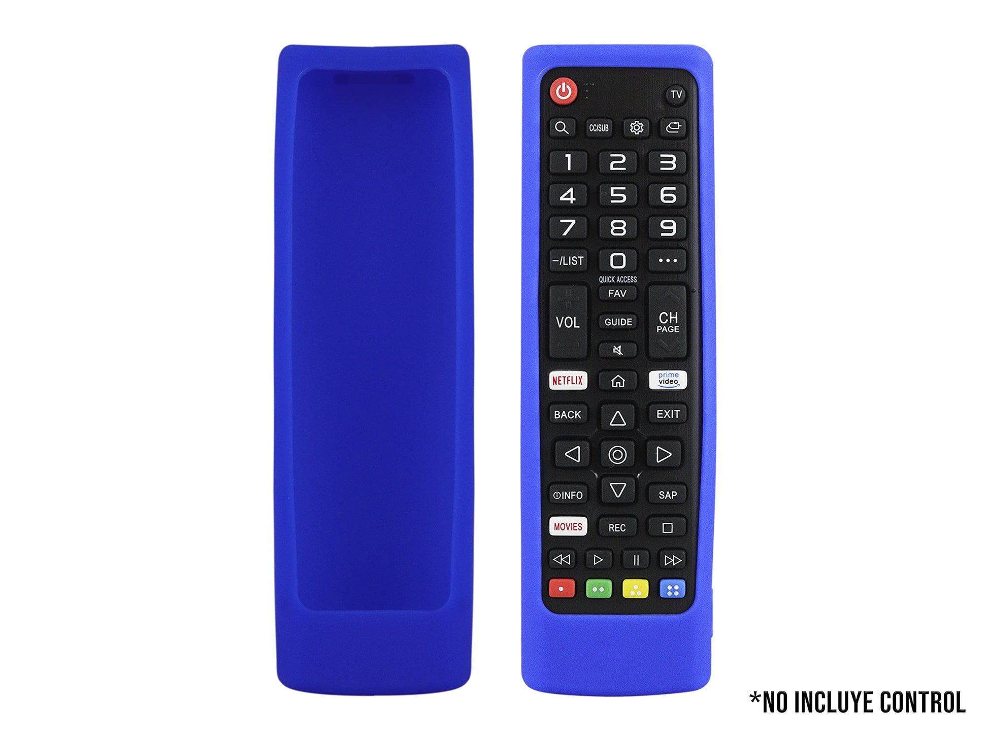 Funda para Control LG AKB75095307 AKB75375604 AKB74915305 Universal a Prueba de Golpes Protectora Silicon Case Protector (Blue)