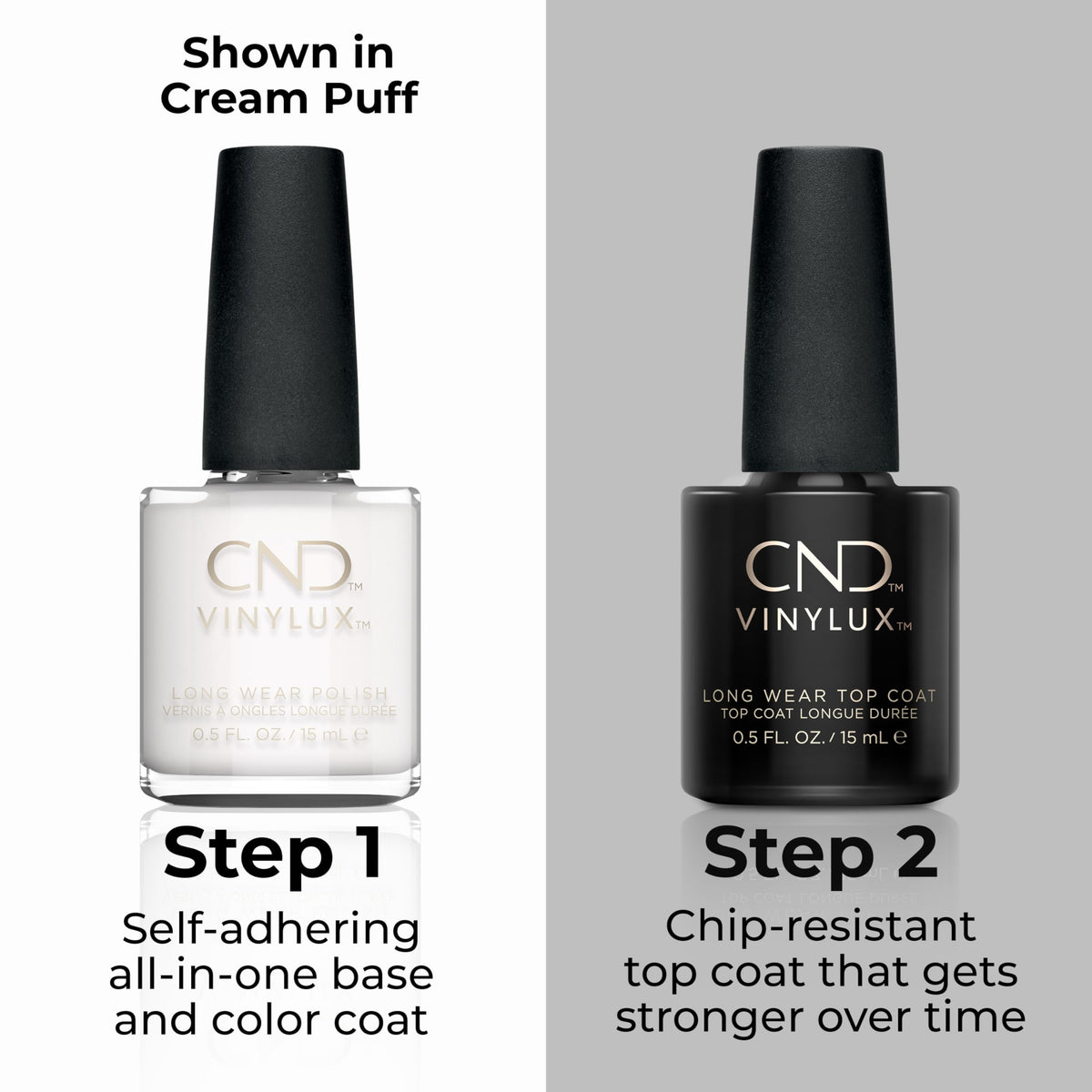 CND Vinylux Weekly Nail Polish, Studio White, .5 oz