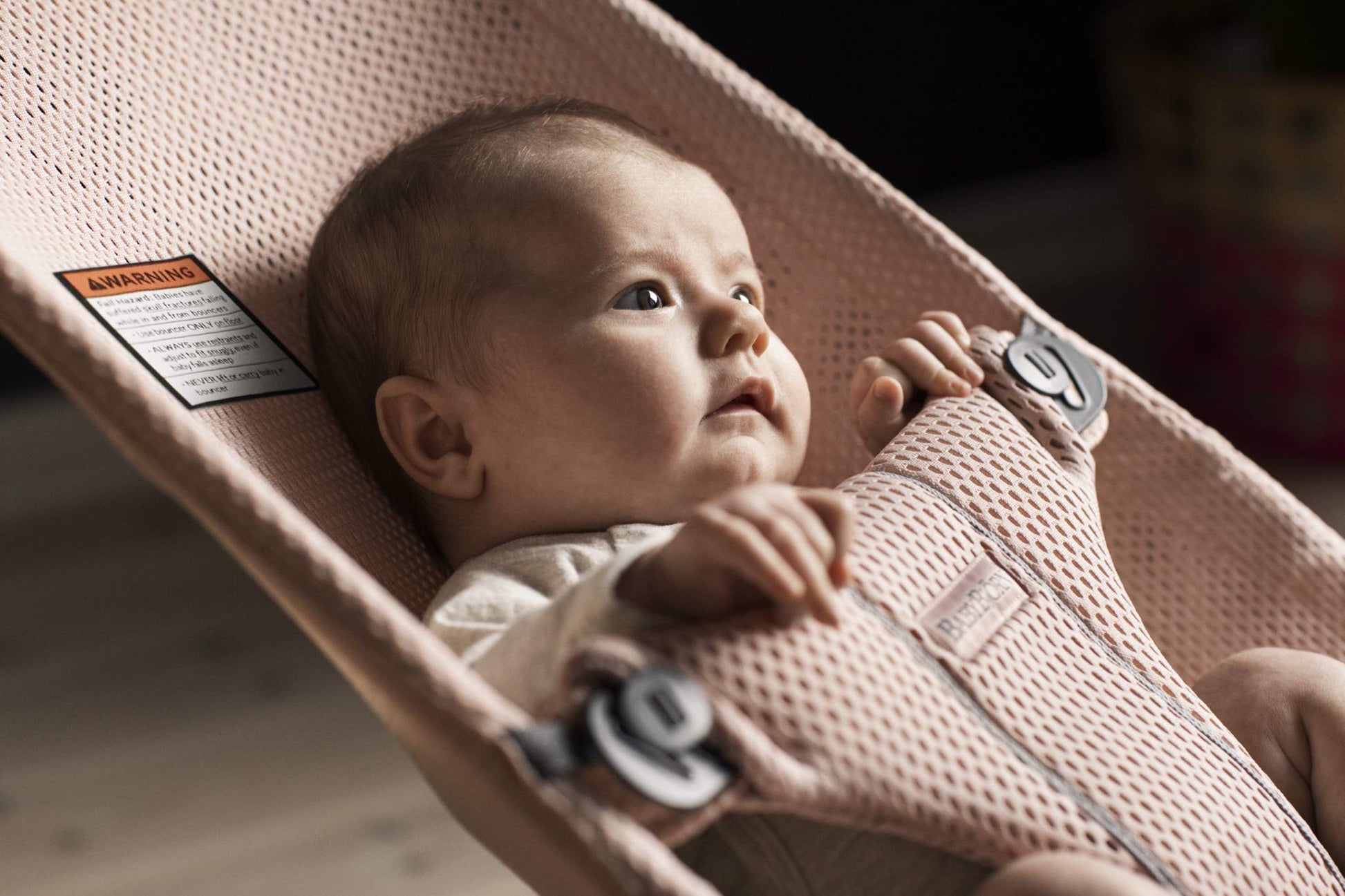 BABYBJORN Bouncer Bliss, Mesh, Pearly Pink