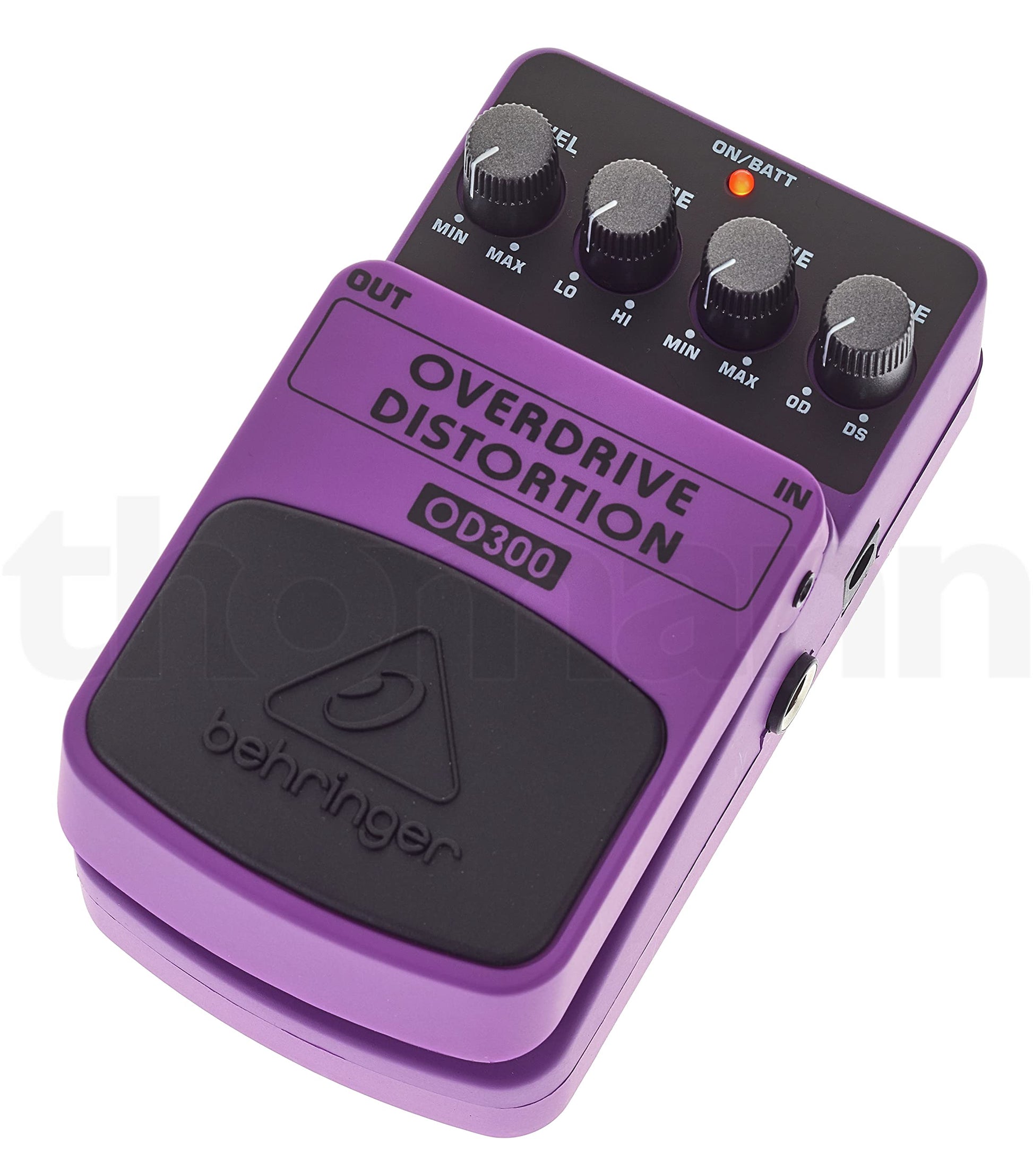 Behringer OD300 Pedal de efectos de instrumentos de sobreaccionamiento/distorsión de 2 modos