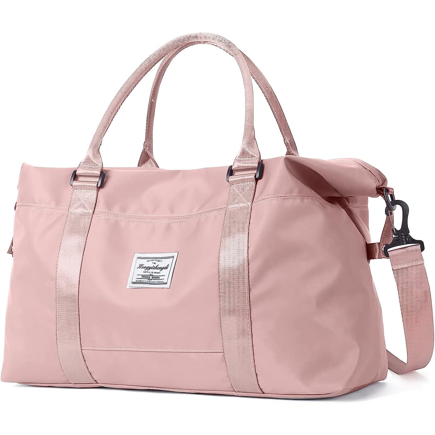 Bolsa de Viaje ZIRONG Rosa con Separación Húmedo y Seco para Mujer Hombre