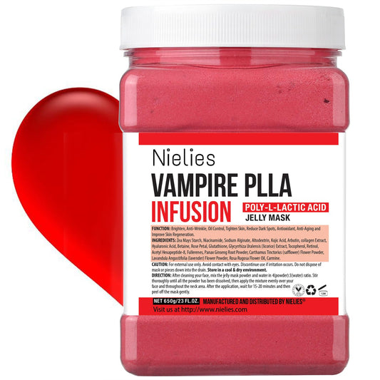 Nielies Jelly Mask, cuidado de la piel facial, juego de máscara de gelatina despegable, máscara de gelatina para faciales, máscara facial para hidratación instantánea, máscara facial vegana, para antienvejecimiento, hidratante (limón) (Vampire)