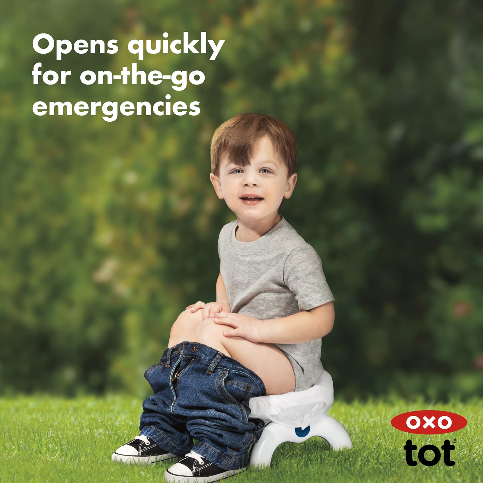 Bacinica 2 en 1 de Viaje OXO Tot Azul para Niño