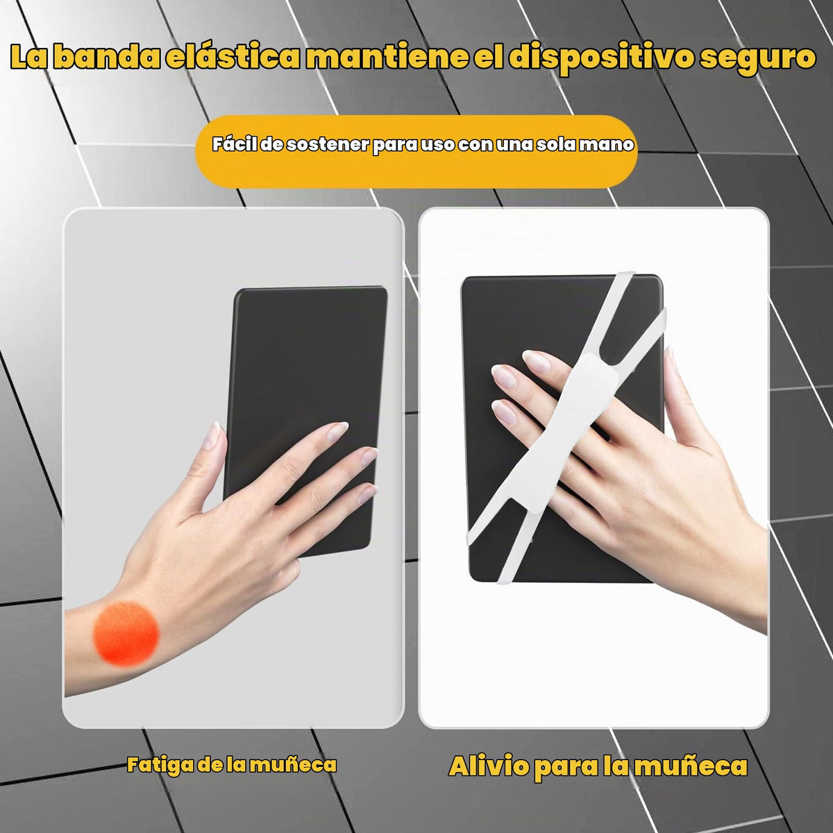 Soporte Universal YVOO Verde para Correa de Mano para Teléfono y Tablet