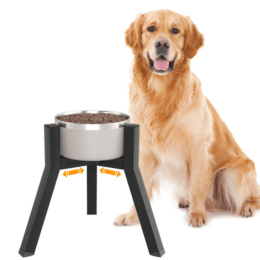 Soporte para Cuencos TIDANT Ajustable y Elevado para Perros Medianos y Grandes