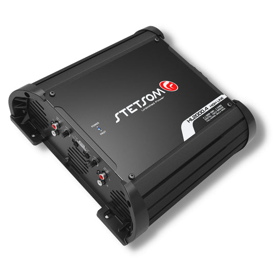 Amplificador de Audio Stetsom Negro Multicanal para Coche