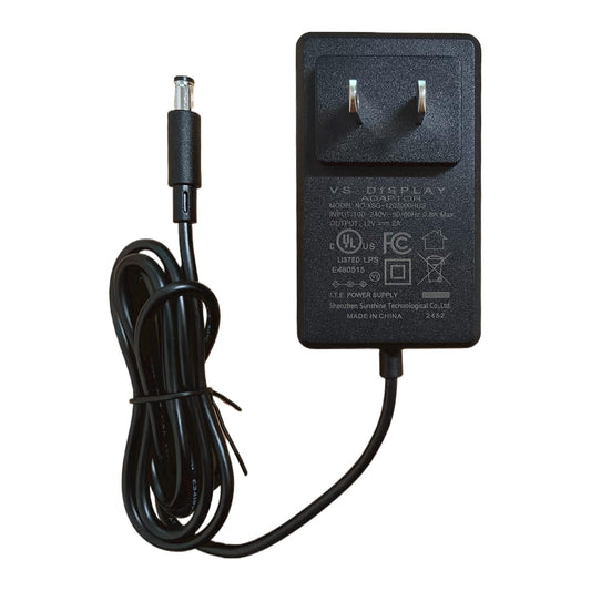 Adaptador de Corriente VSDISPLAY Negro Compatible con SC24W-1202000U