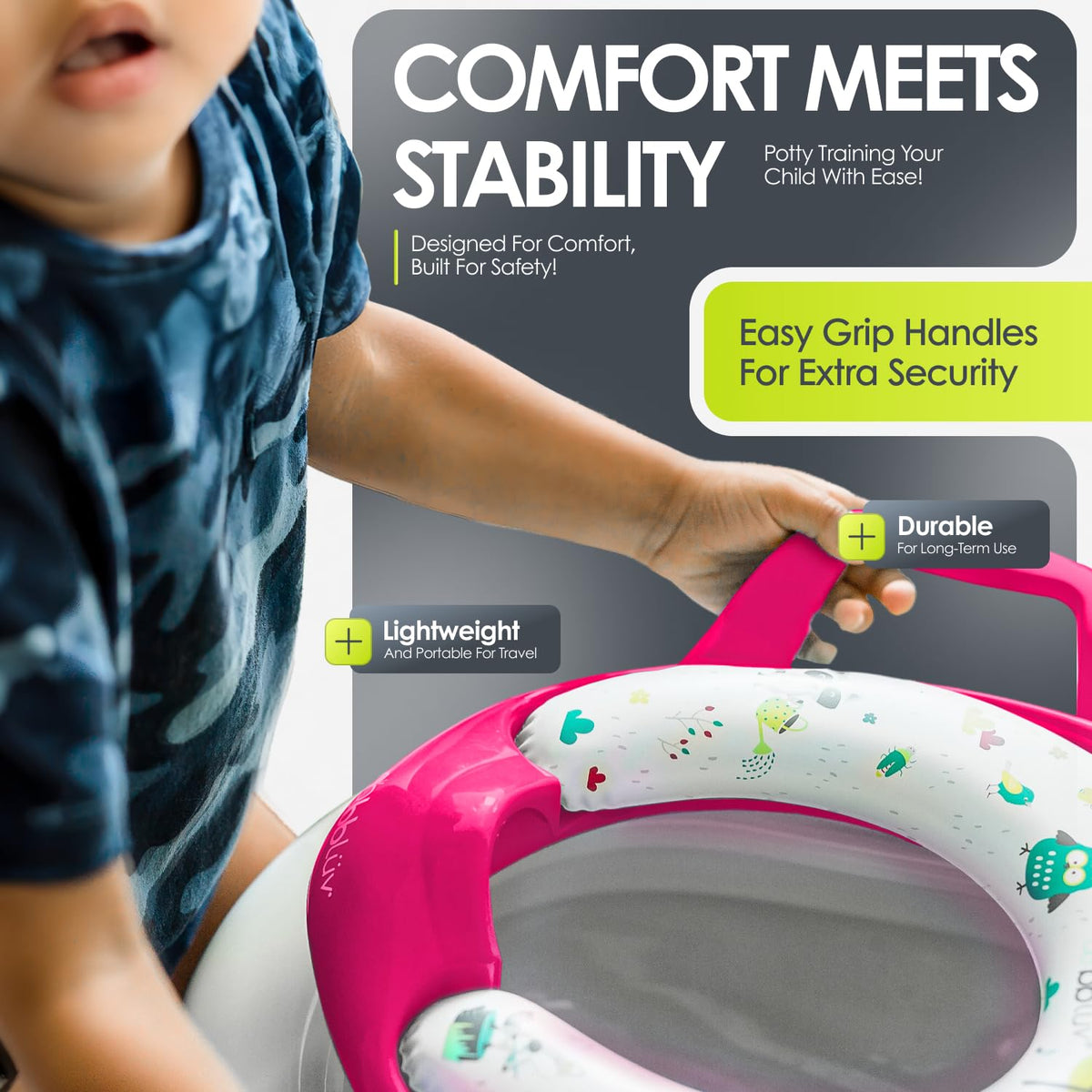 bbluv Poti asiento entrenador para baño - Pink