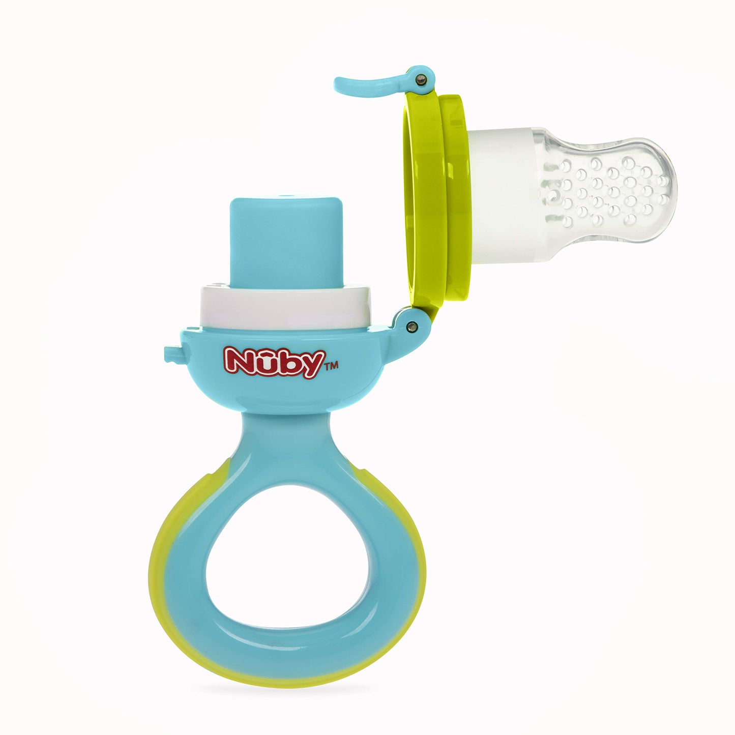 Alimentador Infantil Nuby Multicolor con Cubierta Higiénica para Primeros Alimentos