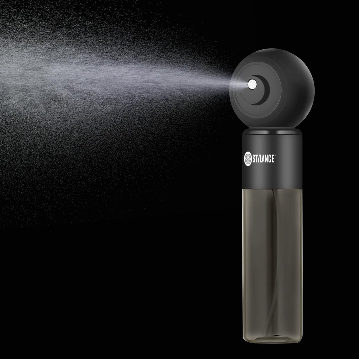 STYLANCE Mini Nano Mister, pulverizador facial portátil de mano, recargable tipo C para barberos, salón, uso doméstico, tanque de agua visual de 120 ml