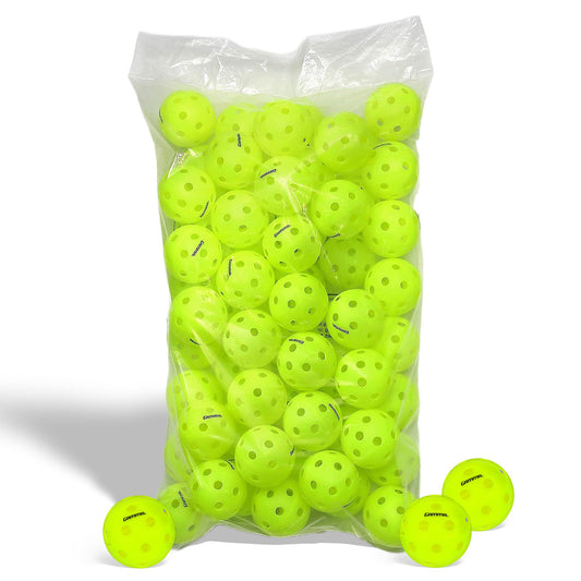 Gamma Sports Photon Indoor Pickleballs, High-Vis Optic Green USAPA Approved Pickleball Balls (60 Pack)