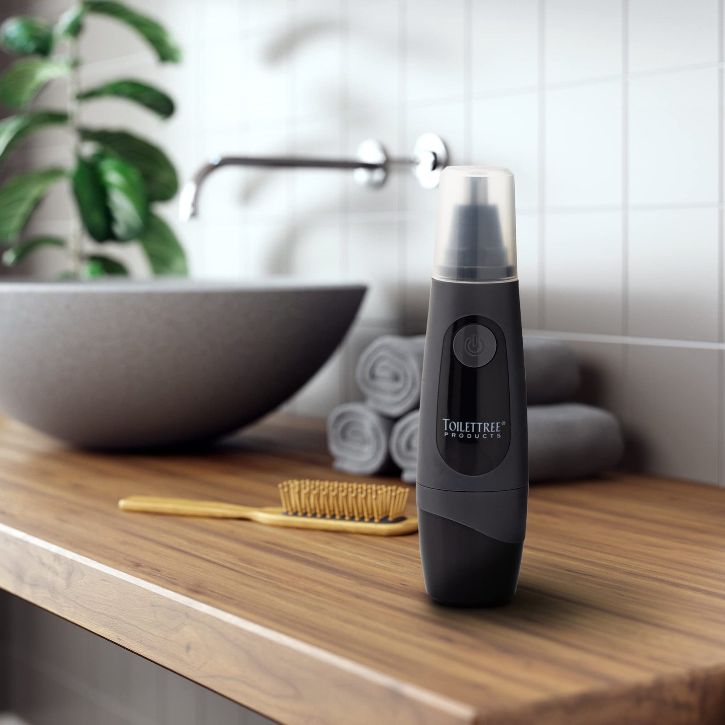 ToiletTree Products - Cortapelos para nariz y oído resistente al agua con luz LED